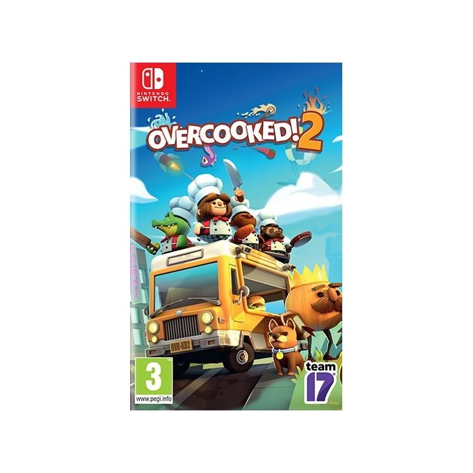 Team17 5056208802231 Overcooked! 2 Videogioco per Nintendo Switch Genere Strategia Sviluppatore Team 17 Data di rilascio 07-08-2018 PEGI 3 colore Nero
