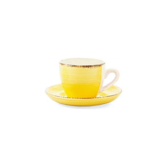 Baita Set Caffe' 6 Tazzine Con Piattino