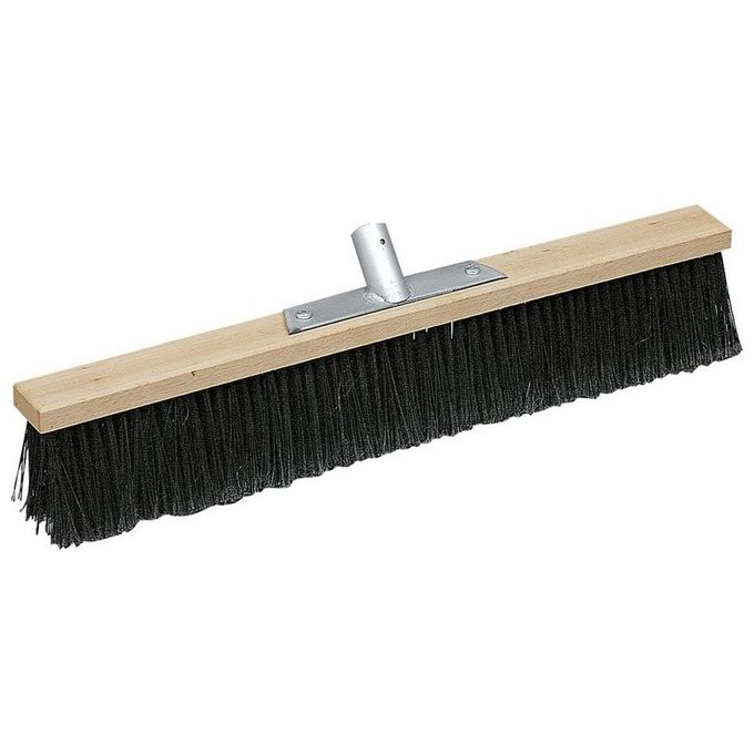Verdelook 39-80 Scopa Industriale in PVC per Corsie e Interni 80 cm Setole Rigide Attacco a Spinta Senza Manico