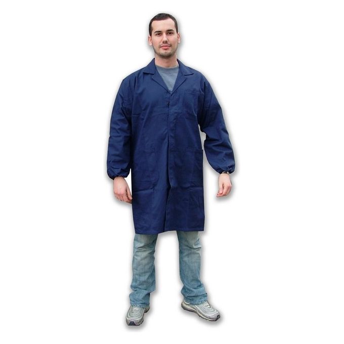 Issaline 8100_50 Camice da Lavoro Cotone 250 g-m² Taglia M CE CAT.I colore Blu