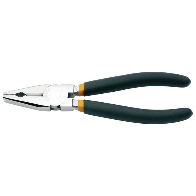 Beta 1150 Pinza Universale 180 mm Acciaio Cromo-Vanadio Manici PVC Antiscivolo Finitura Cromata Lucida