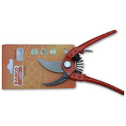 BAHCO BHP110-23-F Pradines Forbici per Potatura Bypass Lama Acciaio Temprato Impugnatura Acciaio Stampato Lame Intercambiabili Capacita' Taglio 25 mm Lunghezza 230 mm colore Nero