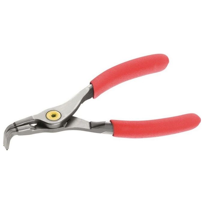USAG 83080-42 128 PN Pinza per Anelli Elastici Esterni Becchi Piegati a 90° Capacita' 19-60 mm Lunghezza 180 mm colore Nero