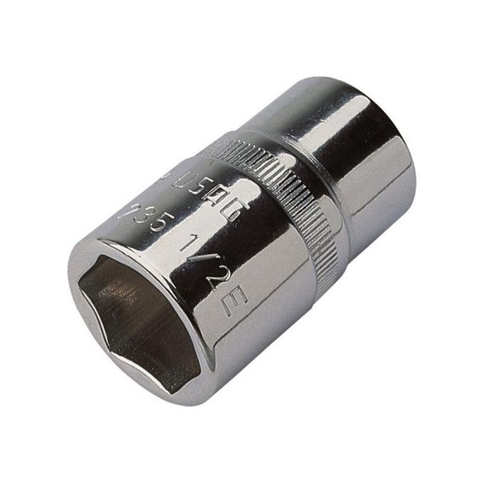 Usag 02352113 235 1-2 EN Chiave a Bussola Esagonale FULLCONTACT attacco 1-2'' bocca 18 mm Cromo Molibdeno