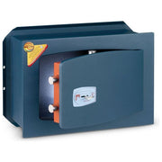 Technomax 58874 Gold Key Cassaforte a Muro chiave doppia mappa 14L certificata UNI EN 14450 S2 39x20x27 cm colore Grigio