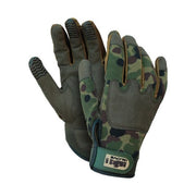 Issaline 07325 Army Guanti da Lavoro High Tech Pelle Sintetica Clarino Rinforzo Silicone Taglia XL colore Mimetico