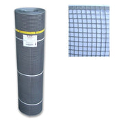 Tenax 62345501 Quadra Rete Protettiva in Plastica Maglia Quadra 10x10 mm 1x50 m colore Bianco