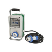 Fanton 74304 Quadro Elettrico Portatile EOLO ASC IP65 con 3 Prese CEE 16A 230V 2P+T Interruttore Magnetotermico e Differenziale Integrati Cavo 4m 3G2,5 H07RN-F Cavalletto Metallico colore Grigio