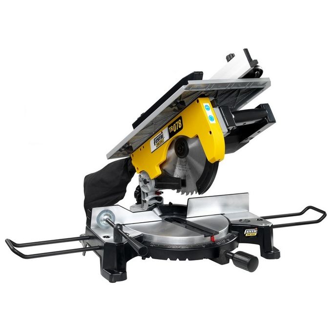 FEMI Troncatrice Femi 1800 W Jobline Con Morsetto Spingilegno E Raccogli Polvere Struttura In Alluminio E Potenza Di 1800 Watt