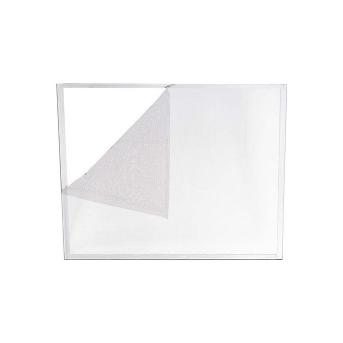 IRS 85121 ECCO Zanzariera Adesiva a Strappo per Finestra e Porta 150x300 cm Tagliabile colore Bianco