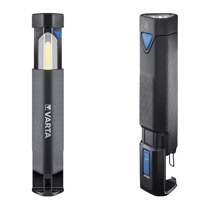 Torcia Varta Led Work Flex Telescope+4Aa