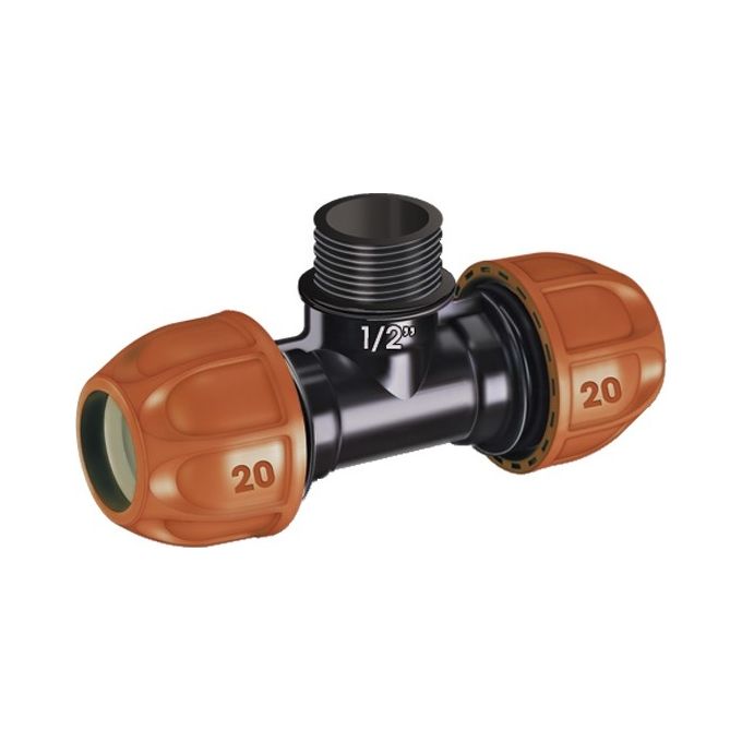 Claber Interruzione 20Mm Raccordo T 1-2M 90325