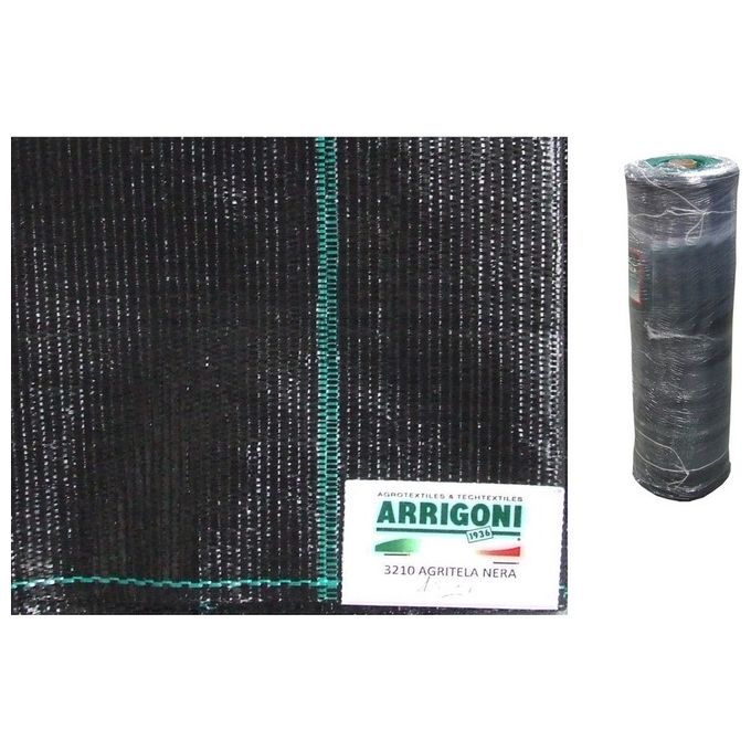 Arrigoni 3210NE Telo Pacciamatura Agritela 105 g-m² larghezza 1,05 m venduto al metro lineare colore Nero