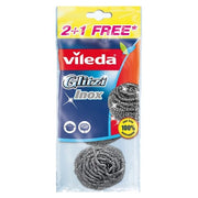 Vileda Spugna SpiRal e Inox 2+1 Pz 151105