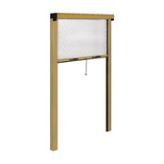 IRS CM 140 X 250 MARRONE RAL 8017 Zanzariera Avvolgibile Verticale a Molla 140x250 cm Alluminio Verniciato Riducibile colore Marrone