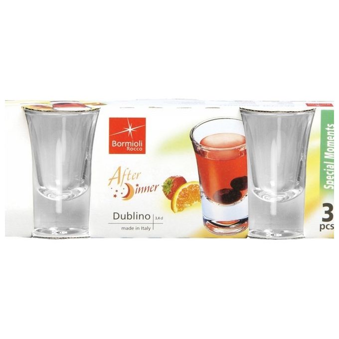 Bicchiere Liquore Dublino Confezione 3 Pz