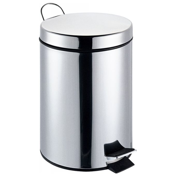 Pattumiera Pedale Inox L. 5
