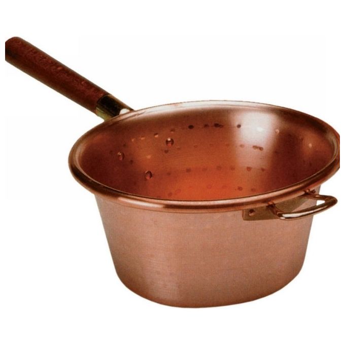 Paiolo Rame Manico Lungo Cm.26