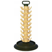 Scolabottiglie A Colonna Plastica Base Tonda 81 Posti