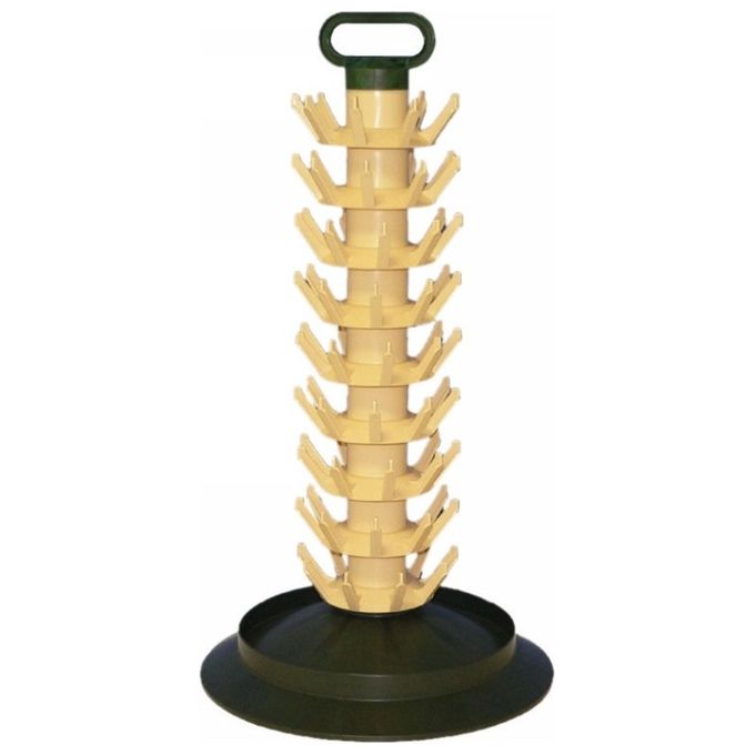 Scolabottiglie A Colonna Plastica Base Tonda 81 Posti