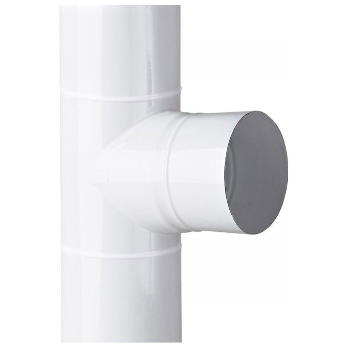 Raccordo T Smaltato Bianco Cm 10