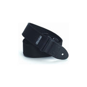 Dunlop D3809BK Serie D-38 Tracolla per Chitarra e Basso in Tessuto Jacquard Estremita' in Pelle Larghezza 2'' colore Nero