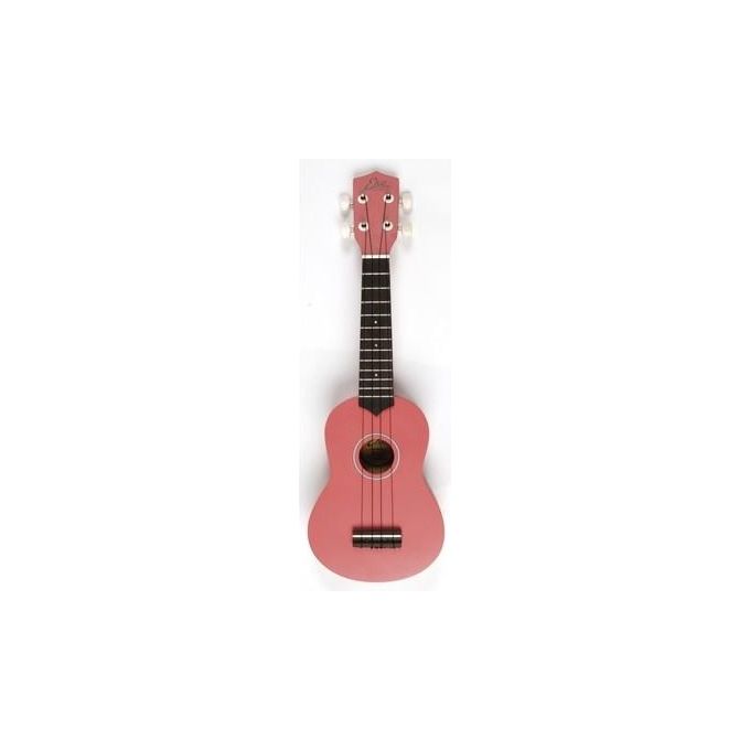 EKO Ukulele Soprano in Laminato Rosa con Borsa Morbida e Accordatore a Fiato