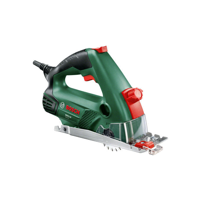 Bosch 0 603 3B3 000 PKS 16 Multi Mini Sega Circolare 400 W 6400 rpm Diametro Lama 6,5 cm Profondita' di Taglio 1,6 cm colore Nero