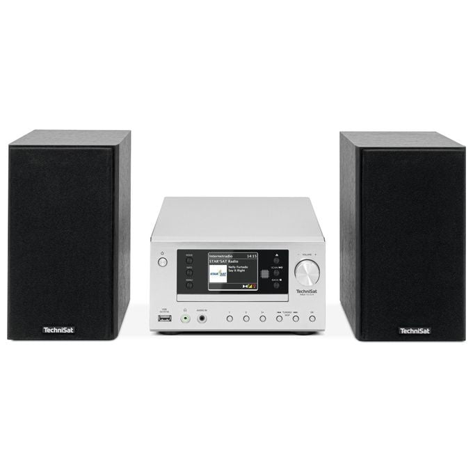 TechniSat 0000-2937 Viola 710 CD IR Radio Internet con DAB+ FM Wi-Fi Bluetooth 5.0 Display TFT 2.8'' colore Argento