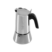 Bialetti 0007265-CN New Venus Caffettiera Moka Induzione 6 Tazze 235 ml Acciaio Inossidabile 18-10 colore Acciaio