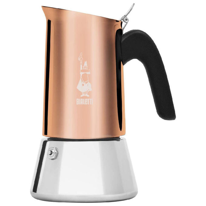Bialetti 0007285-CN Venus Caffettiera Acciaio Inossidabile 6 Tazze Adatta a Induzione colore Bronzo