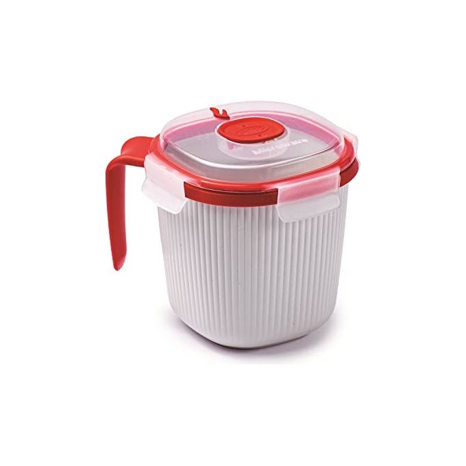 Snips 000847 Tempozero Contenitore per Microonde 0.70 L con Coperchio Ermetico e Valvola di Sfiato colore Bianco