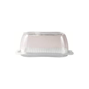 Snips 00863 Burriera Portaburro 0.5 L con Coperchio Trasparente Spalma Burro 2 Chiusure Sicurezza BPA Free colore Bianco