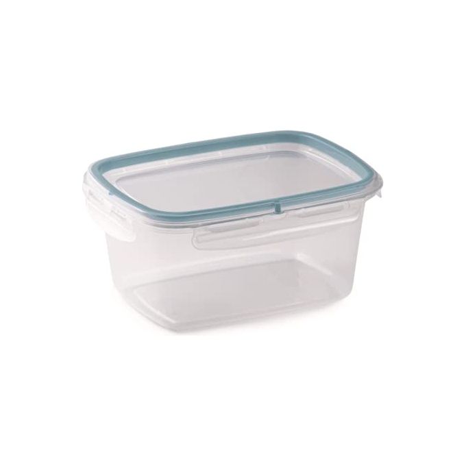 Snips 000870 Snipslock Set 3 Contenitori per Alimenti Rettangolari 1.2 L BPA Free Frigorifero Freezer Microonde Lavastoviglie colore Trasparente