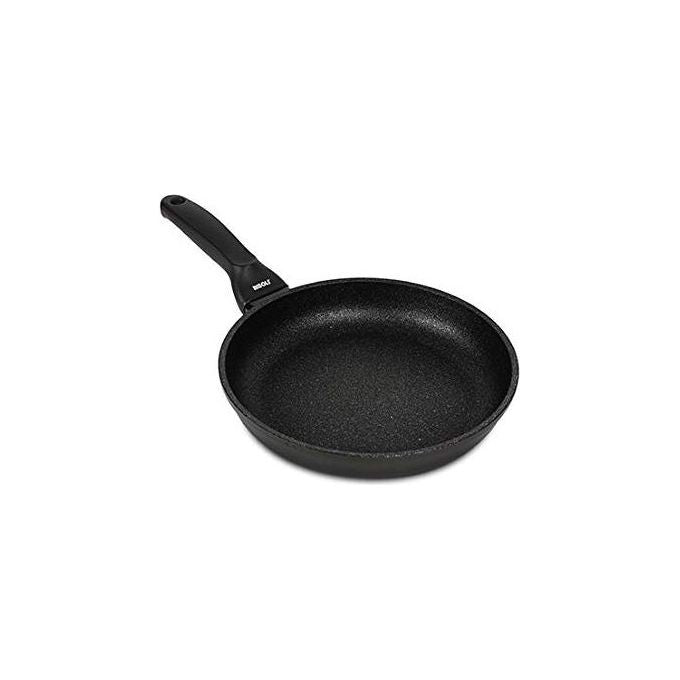 Risoli 38010332 Black Plus Padella in Alluminio Pressofuso con Rivestimento Antiaderente BlackPlus e Manico in Bachelite colore Nero