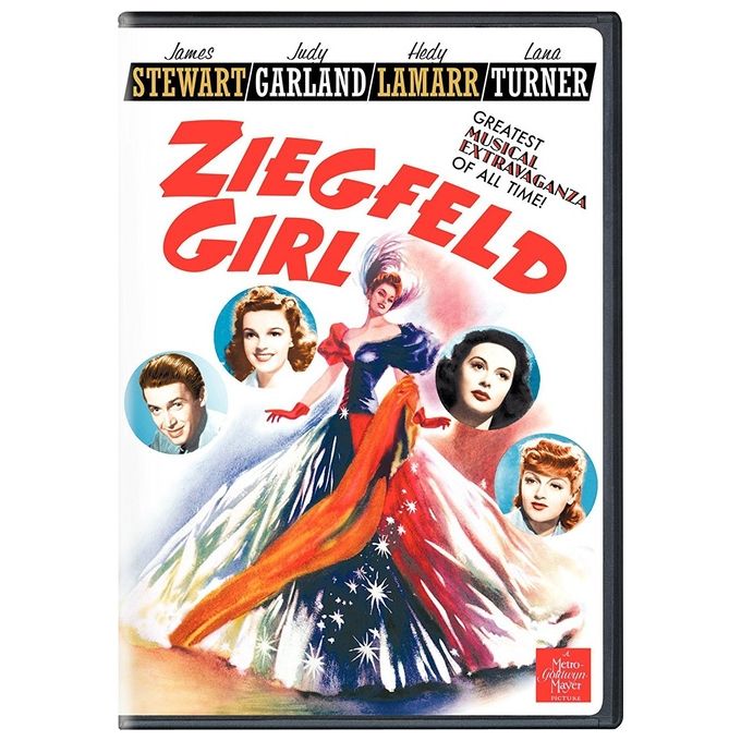 Warner Bros WHV65909DVD Ziegfeld Girl DVD Musical 1941 Judy Garland Hedy Lamarr Lana Turner James Stewart Regione 1 NTSC 132 min colore Bianco e Nero