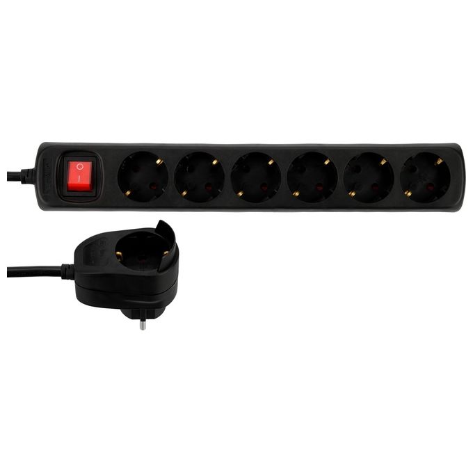 Rev Presa Multipla 6+1 Fach 2mt Nero Powersplit