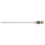 Hama 00127193 Avinity Cavo Coassiale 2xF Maschio Placcato Oro Schermatura 110 dB colore Bianco