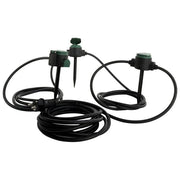 REV 0017103512 Suprafelx Prolunga Elettrica 10 m 3 Prese IP44 H07RN-F 3x1,5 mm² colore Nero Verde