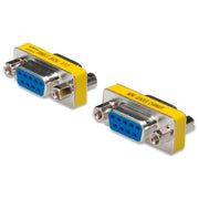 Digitus mini adattatore gender changer 9 poli femmina-femmina (ab411)