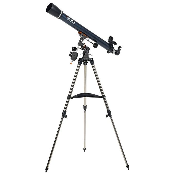Celestron 21062 Astromaster Telescopio Rifrattore Acromatico 70 mm Focale 900 mm Montatura Equatoriale CG-2 Treppiede Acciaio