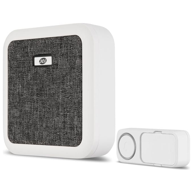 REV 0082600103 Orchestra Campanello Wireless 58 Melodie Portata 150 m Volume Regolabile 100 dB colore Bianco