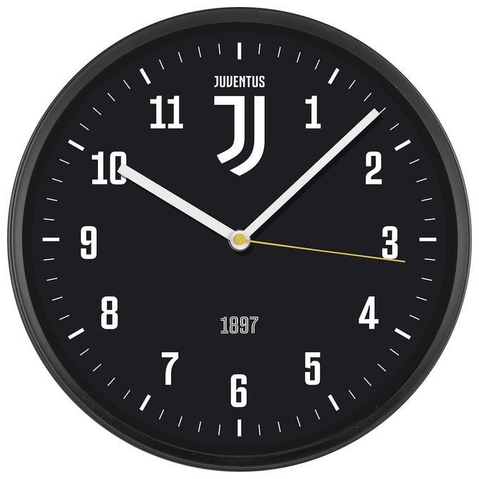Lowell Orologio da Parete Cassa in Abs Movimento Silenzioso 30cm Squadra Juventus