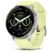 Garmin 010-03014-02 Venu Smartwatch 45 mm AMOLED 454 x 454 Pixel 8 GB GPS Wi-Fi colore Argento