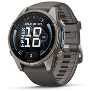 Garmin 010-04761-11 f?nix 9 Smartwatch AMOLED 43 mm Titanio con GPS Wi-Fi 64 GB colore Titanio
