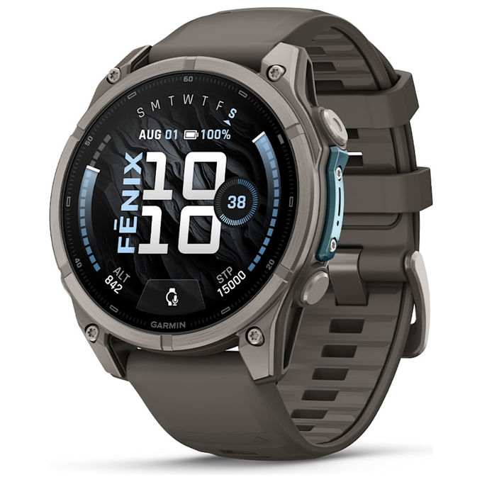 Garmin 010-04762-01 f?nix 9 Smartwatch 3,56 cm (1.4'') AMOLED Touchscreen 47 mm Titanio con GPS Wi-Fi 64 GB colore Titanio
