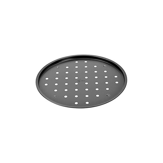Lagostina 010151000010 Gustosa Teglia Pizza Forata Acciaio Antiaderente 32 cm colore Nero