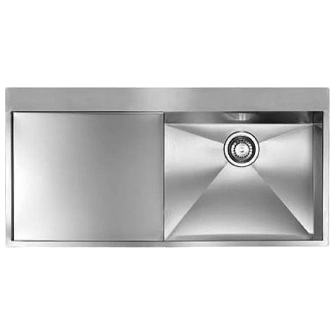 CM 012961DCSSP FILOQUADRA MIX Lavello ad incasso 1 vasca con gocciolatoio Acciaio inox colore Acciaio inox