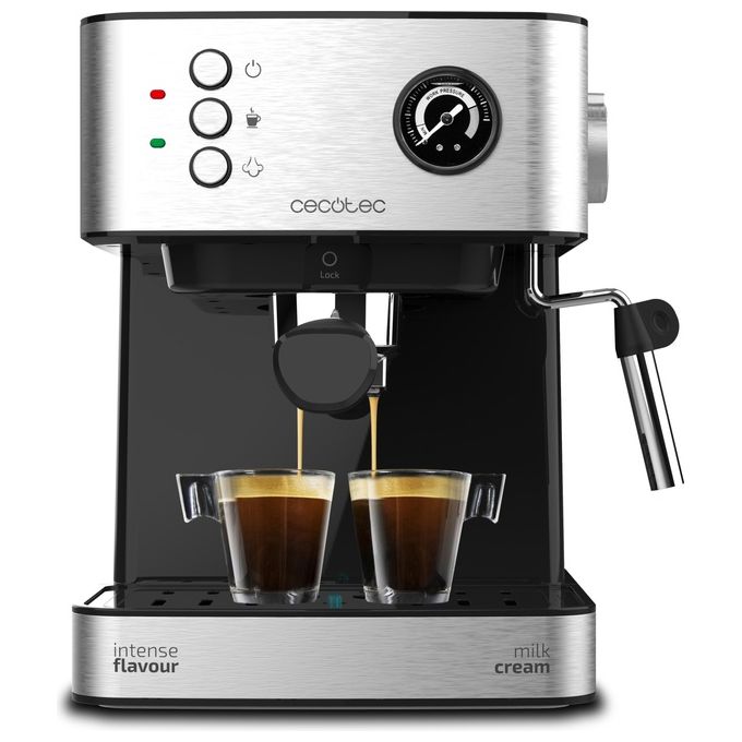 Cecotec 01556 Power Espresso 20 Profesional Macchina da caffe' Automatica-Manuale 1,5 L 20 bar 850 W colore Nero Acciaio inox