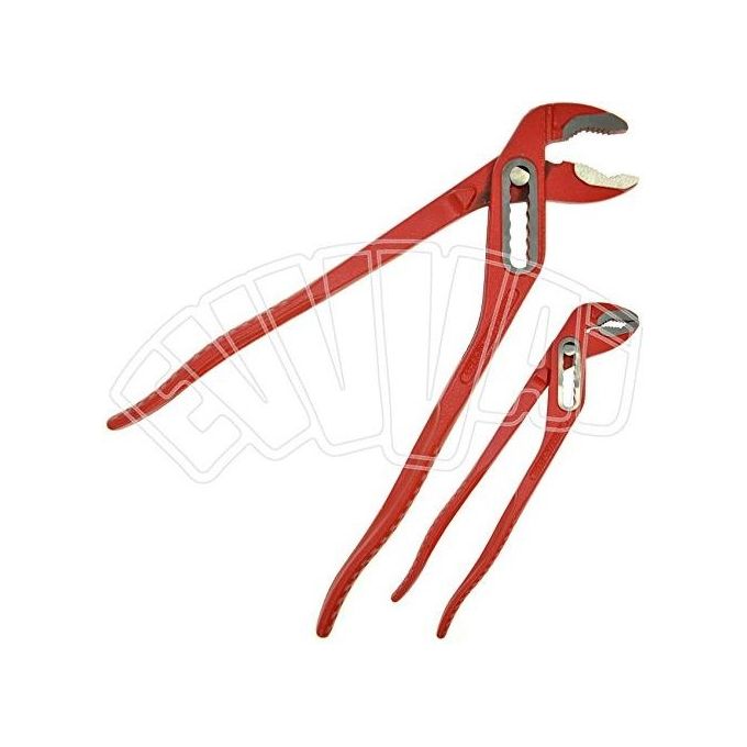 USAG 01800015 180 V Pinza a pappagallo regolabile a cerniera chiusa 7 posizioni in acciaio al cromo vanadio lunghezza 250 mm colore